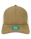 LEGACY MPS Mid-Pro Snapback Trucker Cap - Brown Z - Quilted - front