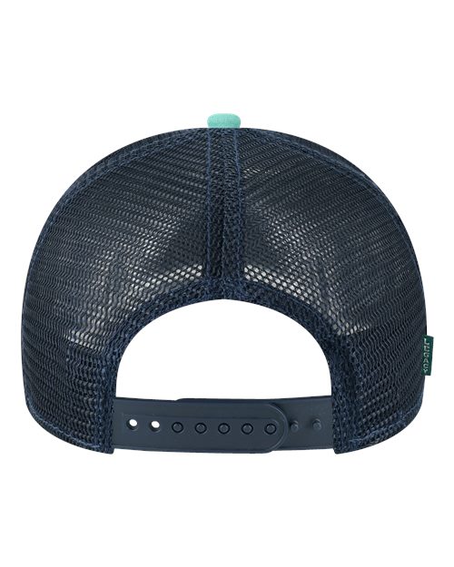 LEGACY MPS Mid-Pro Snapback Trucker Cap - Mint/ Marine/ Navy - back