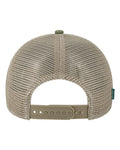 LEGACY MPS Mid-Pro Snapback Trucker Cap - Olive/ Dark Olive/ Dark Khaki - back