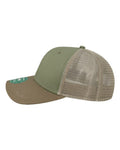 LEGACY MPS Mid-Pro Snapback Trucker Cap - Olive/ Dark Olive/ Dark Khaki - side