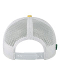 LEGACY MPS Mid-Pro Snapback Trucker Cap - Yellow/ Marine/ White - back