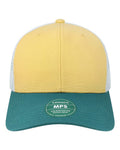 LEGACY MPS Mid-Pro Snapback Trucker Cap - Yellow/ Marine/ White - front