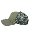 LEGACY MPS Mid-Pro Snapback Trucker Cap - Olive/ Grey/ Grey Camo - side