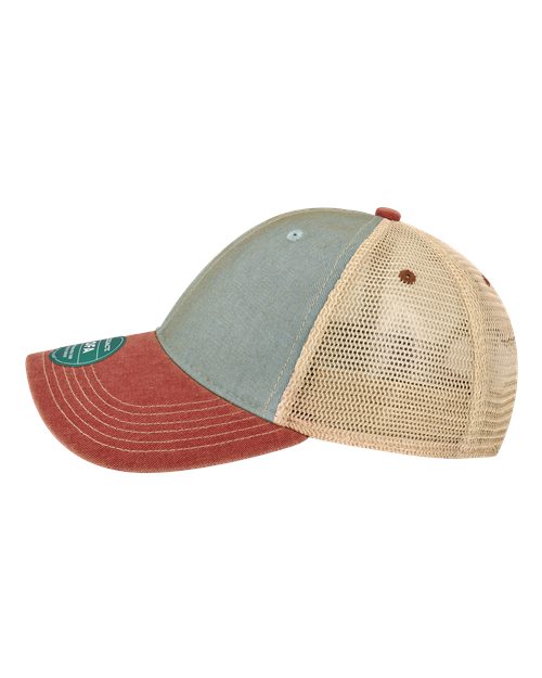 LEGACY OFA Old Favorite Trucker Cap - Light Blue/ Cardinal - side