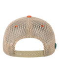 LEGACY OFA Old Favorite Trucker Cap - Marine Blue/ Coral - back