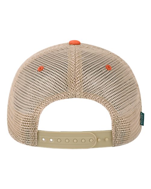 LEGACY OFA Old Favorite Trucker Cap - Marine Blue/ Coral - back