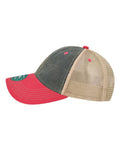 LEGACY OFA Old Favorite Trucker Cap - Navy/ Dark Pink - side