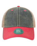 LEGACY OFA Old Favorite Trucker Cap - Navy/ Dark Pink - front