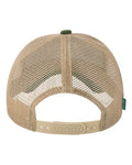 LEGACY OFAFP Old Favorite Five-Panel Trucker Cap - Green Stripe - back