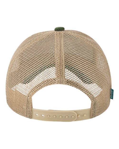 LEGACY OFAFP Old Favorite Five-Panel Trucker Cap - Green Stripe - back