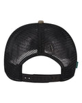 LEGACY ROADIE Five-Panel Adjustable Cap - Dark Grey Corduroy/ Black - back