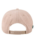 LEGACY ROADIE Five-Panel Adjustable Cap - Dusty Rose Corduroy - back