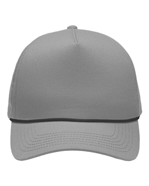 Sportsman SP1300 Five-Panel Rope Heritage Fit Cap - Grey - front