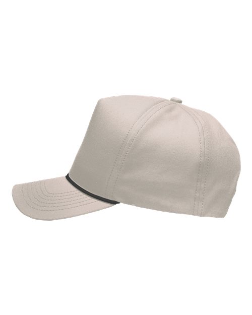 Sportsman SP1300 Five-Panel Rope Heritage Fit Cap - Khaki - side