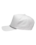 Sportsman SP1300 Five-Panel Rope Heritage Fit Cap - White - side