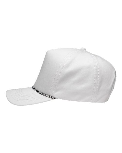 Sportsman SP1300 Five-Panel Rope Heritage Fit Cap - White - side