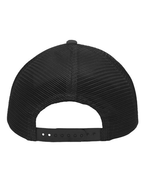 Sportsman SP1450 Traditional Lo-Pro Mesh Back Trucker Fit Cap - Heather Grey/ Charcoal/ Charcoal - back