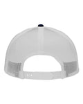 Sportsman SP1450 Traditional Lo-Pro Mesh Back Trucker Fit Cap - Chino Navy/ White - back