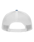 Sportsman SP1450 Traditional Lo-Pro Mesh Back Trucker Fit Cap - Chino Sky Blue/ White - back