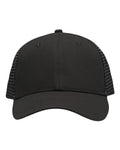 Sportsman SP1450 Traditional Lo-Pro Mesh Back Trucker Fit Cap - Chino Charcoal/ Black - front