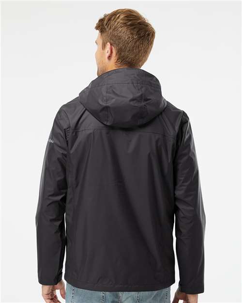 Columbia 212480 Men's Watertight II Rain Jacket - Black - model back