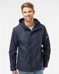 Columbia 212480 Men's Watertight II Rain Jacket - Collegiate Navy - model front