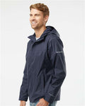 Columbia 212480 Men's Watertight II Rain Jacket - Collegiate Navy - model side