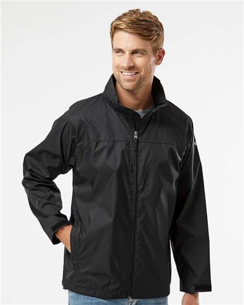 Columbia 212476 Men's Glennaker Lake II Rain Jacket - Black - model front