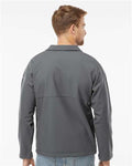 Columbia 212483 Men's Ascender Soft Shell Jacket - Graphite - model back