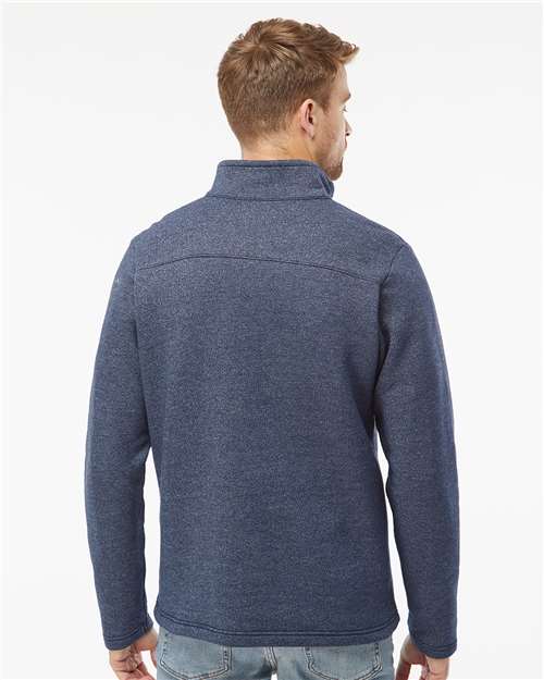Columbia 212487 Men's Great Hart Mountain III Half-Zip Pullover - Collegiate Navy - model back