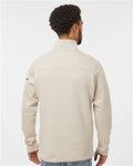 Columbia 212487 Men's Great Hart Mountain III Half-Zip Pullover - Dark Stone Heather - model back