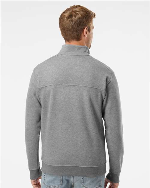 Columbia 212475 Men's Hart Mountain II Half-Zip Pullover - Charcoal Heather - model back