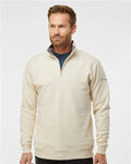 Columbia 212475 Men's Hart Mountain II Half-Zip Pullover - Oatmeal Heather - model front