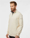 Columbia 212475 Men's Hart Mountain II Half-Zip Pullover - Oatmeal Heather - model side