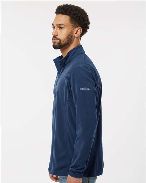 Columbia 212469 Men's Klamath Range II Half-Zip Pullover - Collegiate Navy - model side