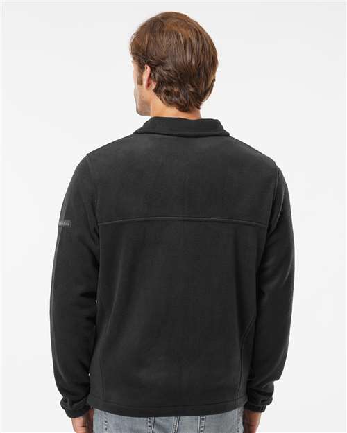 Columbia 212478 Men's Steens Mountain Full Zip 2.0 Jacket - Black - model back