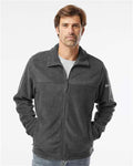 Columbia 212478 Men's Steens Mountain Full Zip 2.0 Jacket - Charcoal Heather - model front