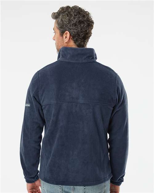 Columbia 212478 Men's Steens Mountain Full Zip 2.0 Jacket - Collegiate Navy - model back