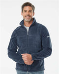 Columbia 212478 Men's Steens Mountain Full Zip 2.0 Jacket - Collegiate Navy - model front