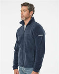 Columbia 212478 Men's Steens Mountain Full Zip 2.0 Jacket - Collegiate Navy - model side