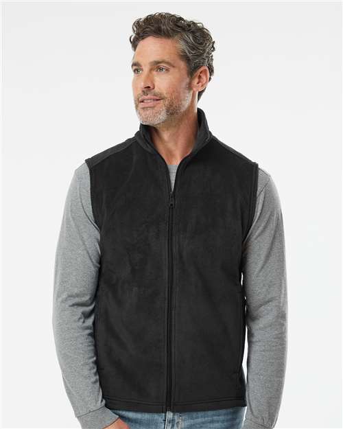 Columbia 212488 Men's Steens Mountain Vest - Black - model front
