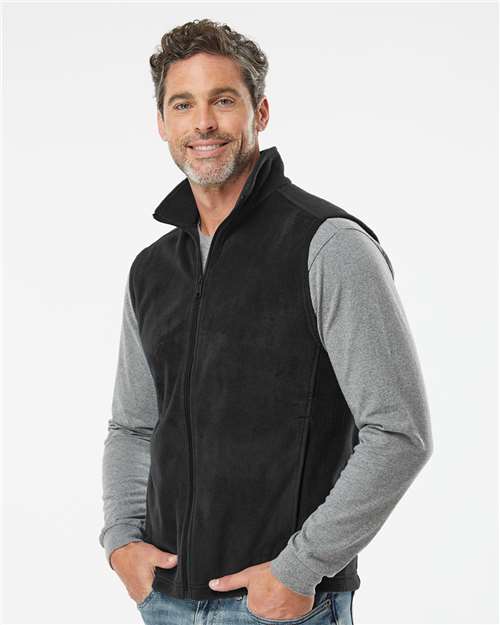 Columbia 212488 Men's Steens Mountain Vest - Black - model side