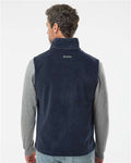 Columbia 212488 Men's Steens Mountain Vest - Collegiate Navy - model back