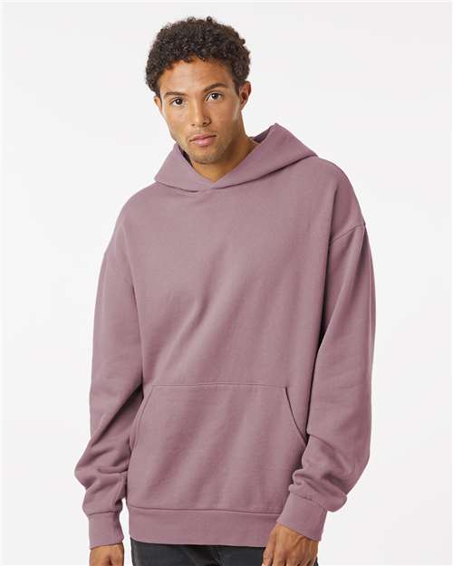 Independent Trading Co. IND280SL Unisex Avenue Midweight Hooded Sweatshirt - Orchid - model front