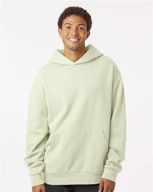 Independent Trading Co. IND280SL Unisex Avenue Midweight Hooded Sweatshirt - Honey Dew - model front