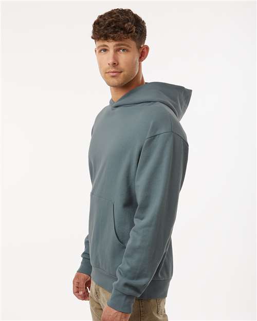 Independent Trading Co. IND280SL Unisex Avenue Midweight Hooded Sweatshirt - Blue Magic - model side