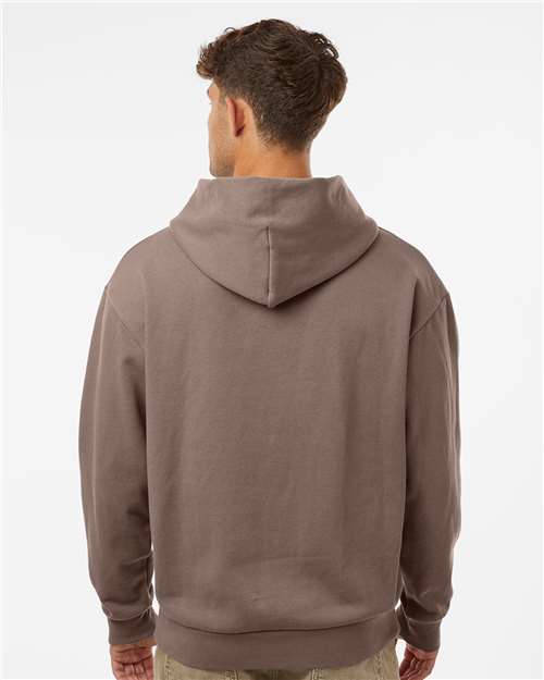 Independent Trading Co. IND280SL Unisex Avenue Midweight Hooded Sweatshirt - Clay - model back