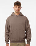 Independent Trading Co. IND280SL Unisex Avenue Midweight Hooded Sweatshirt - Clay - model front