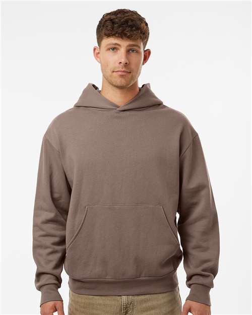 Independent Trading Co. IND280SL Unisex Avenue Midweight Hooded Sweatshirt - Clay - model front
