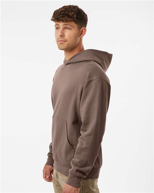 Independent Trading Co. IND280SL Unisex Avenue Midweight Hooded Sweatshirt - Clay - model side
